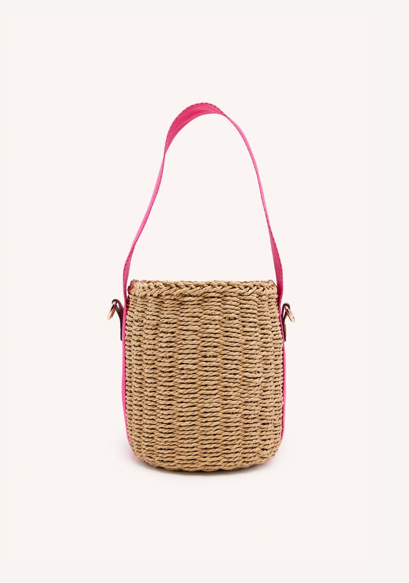 BOLSO CESTA VEGETAL ETTRICK - NATURAL