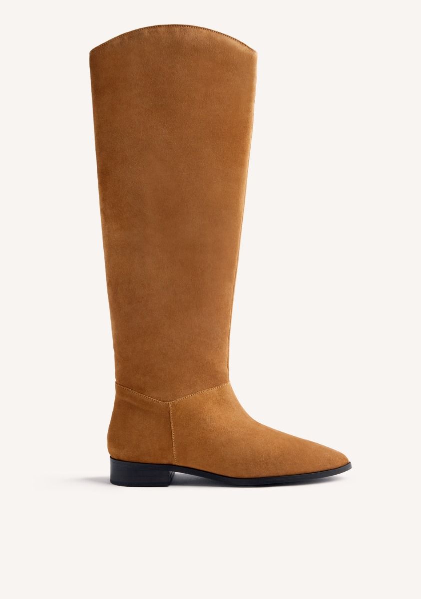 BOTAS ALTAS PIEL SERRAJE FOSTORIA - CUERO