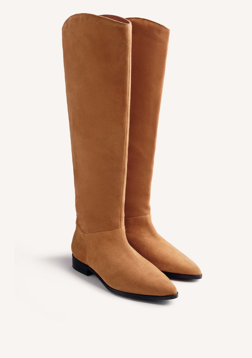 BOTAS ALTAS PIEL SERRAJE FOSTORIA - CUERO