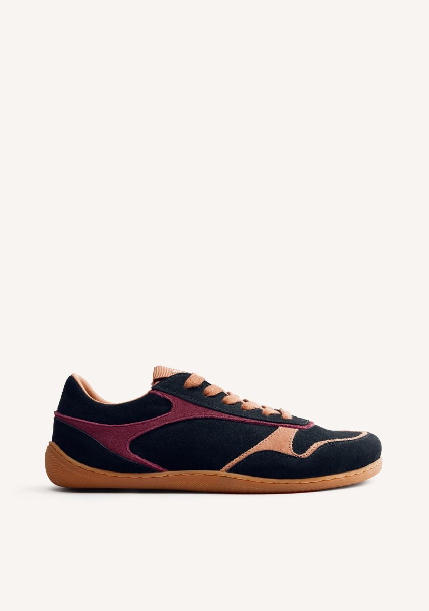 GIOSEPPO BAREFOOT - ZAPATILLAS PIEL SERRAJE POINTE - NEGRO