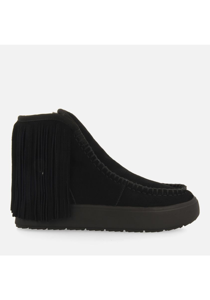 BOTAS AUSTRALIANAS FLECOS PIEL SCHILDE - NEGRO