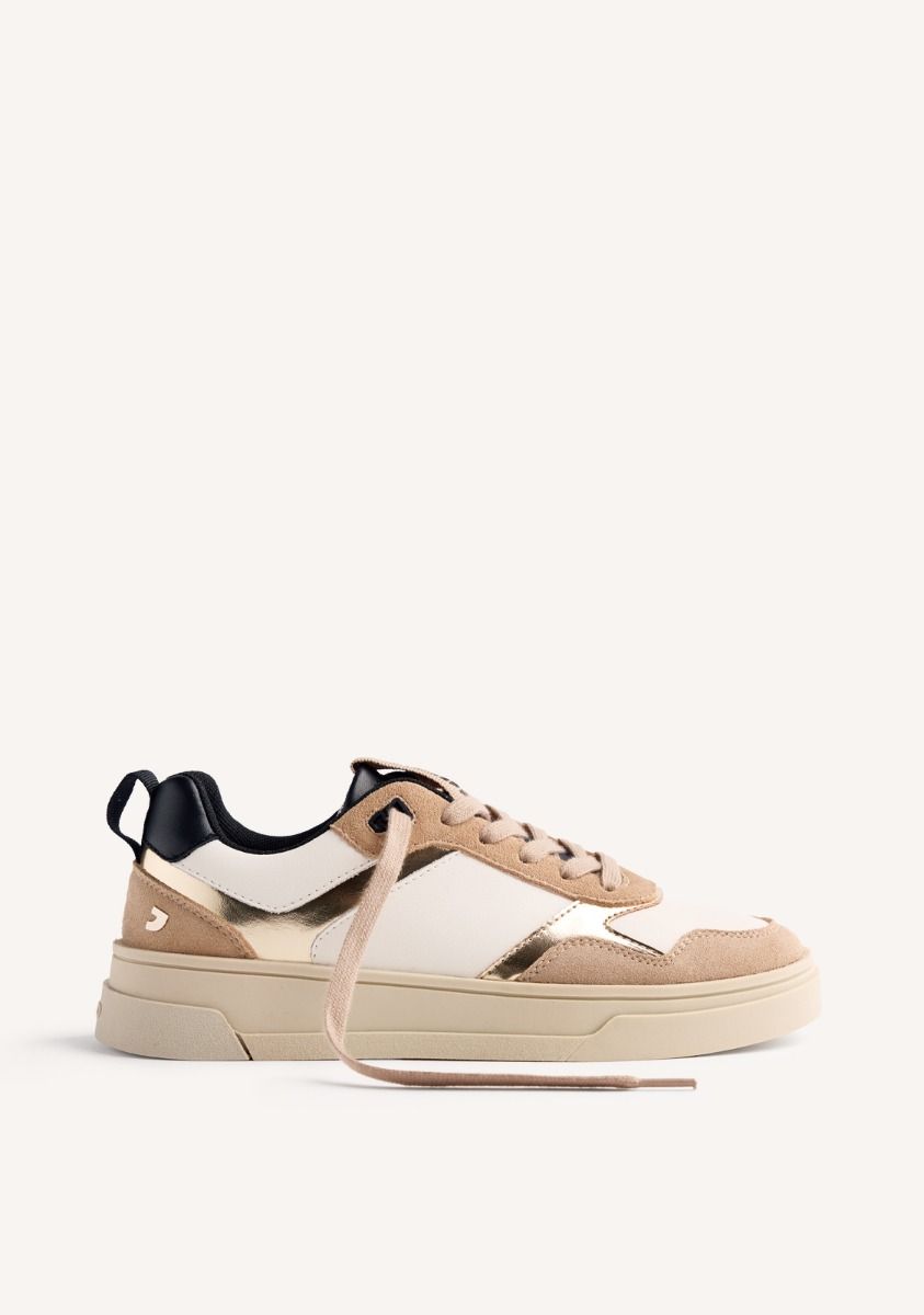 ZAPATILLAS PIEL BRILLO MANITOU - OFF-WHITE