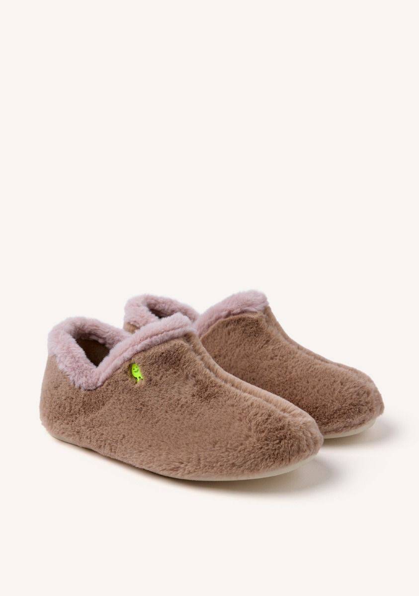 ZAPATILLAS DE CASA ABOTINADAS PELO KERRICK - TAUPE