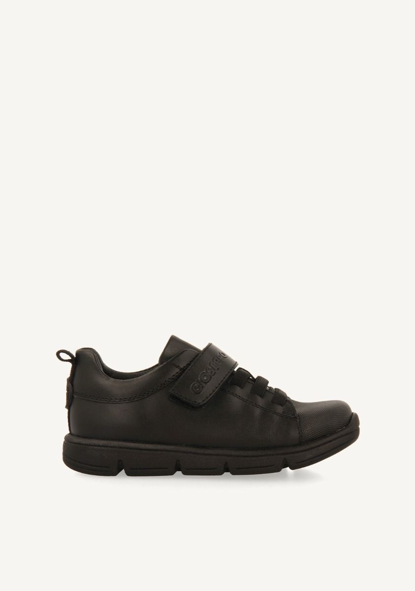 SNEAKERS COLEGIALES PIEL CORDONES ELÃSTICOS HEILIG - NEGRO