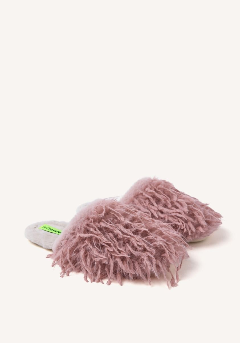 ZAPATILLAS DE CASA PELO ARLONE - NUDE