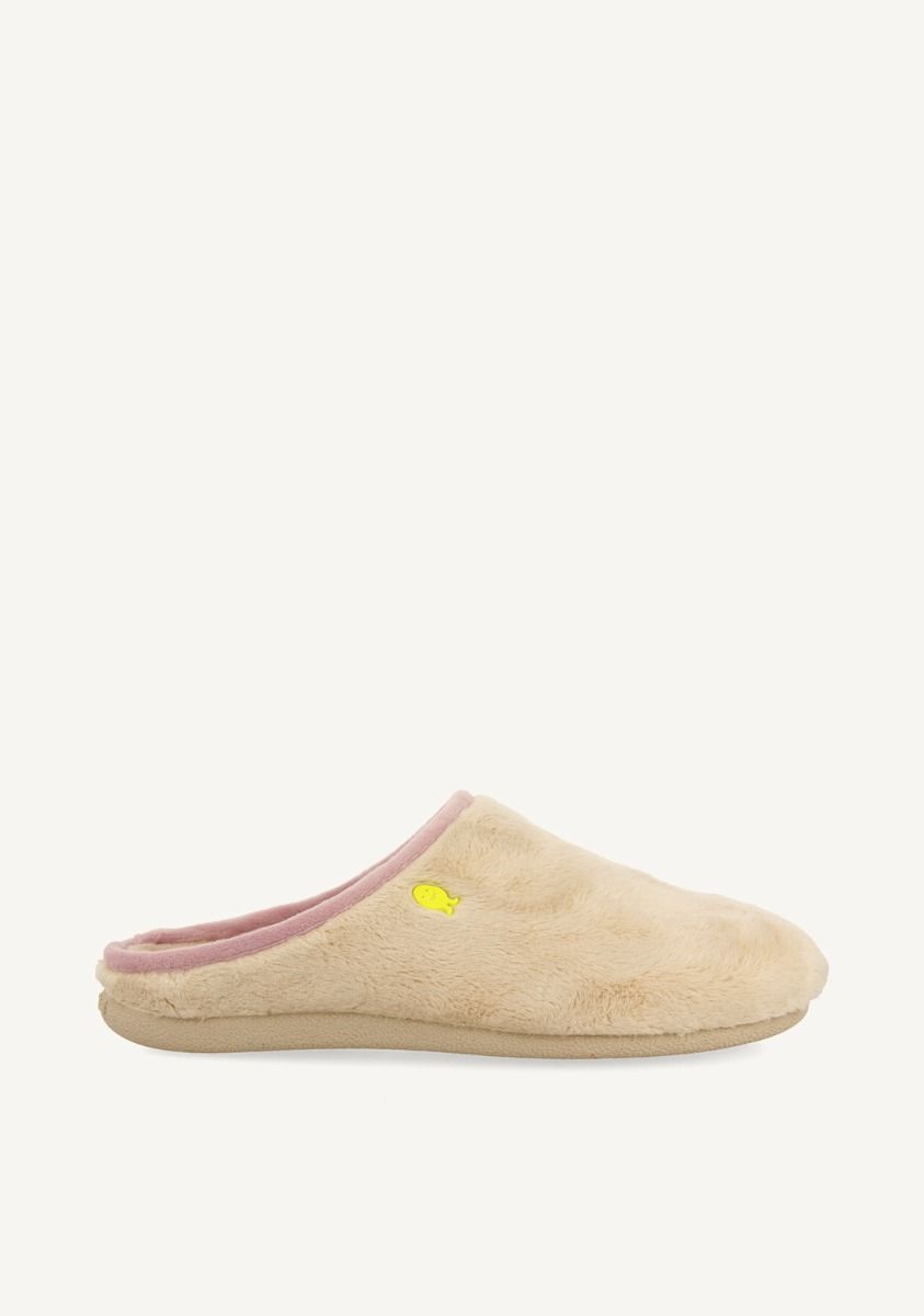 ZAPATILLAS DE CASA PELO BALLSTON - BEIG