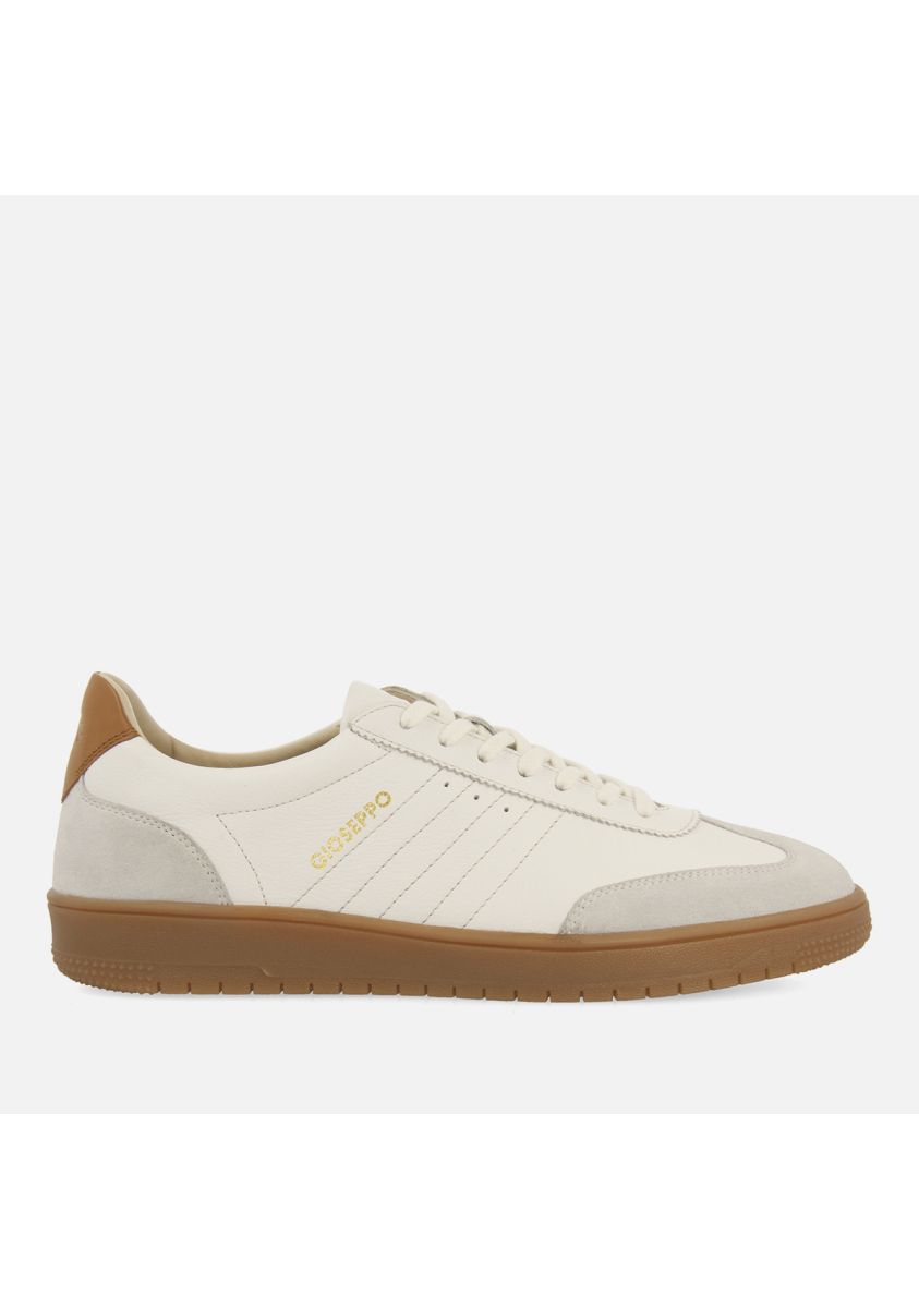 SNEAKERS TIPO BAMBAS PIEL HERMON - BLANCO