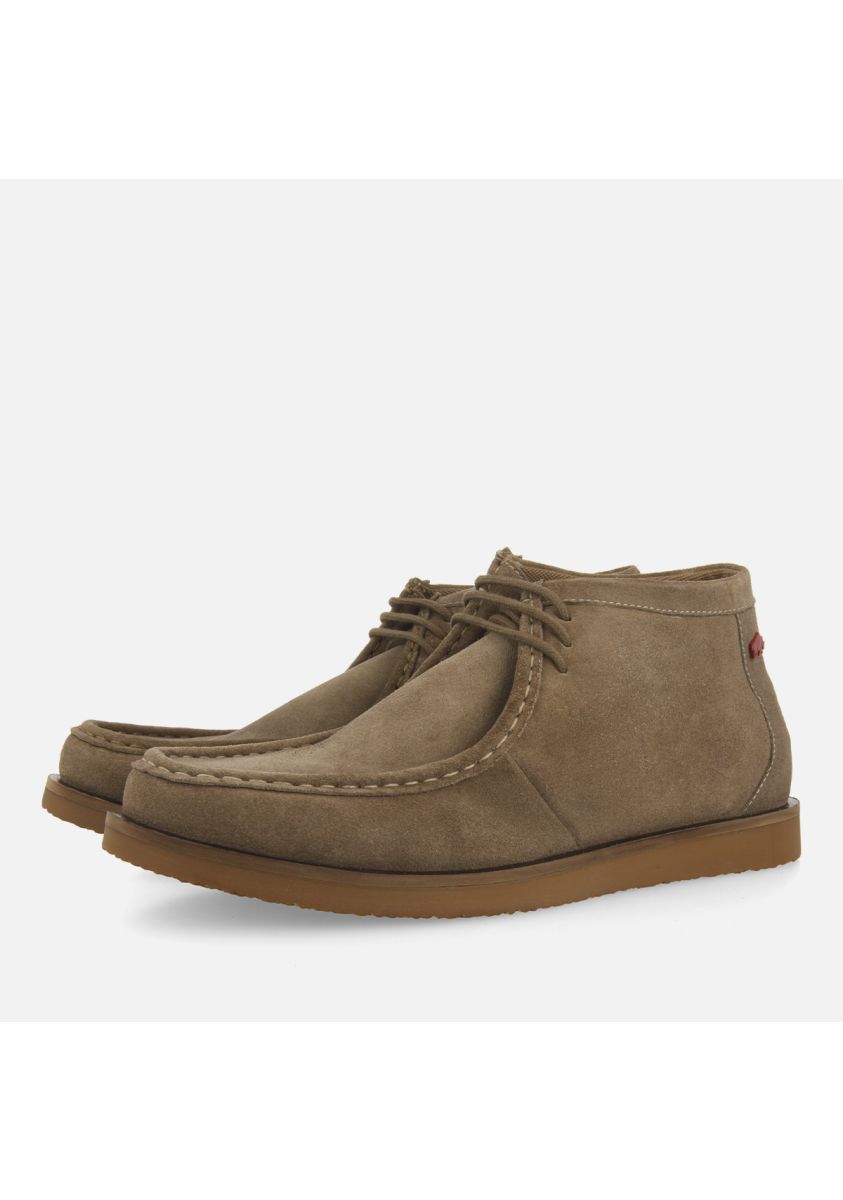 BOTINES PIEL ESTILO WALLABEE BOYLSTON - TAUPE