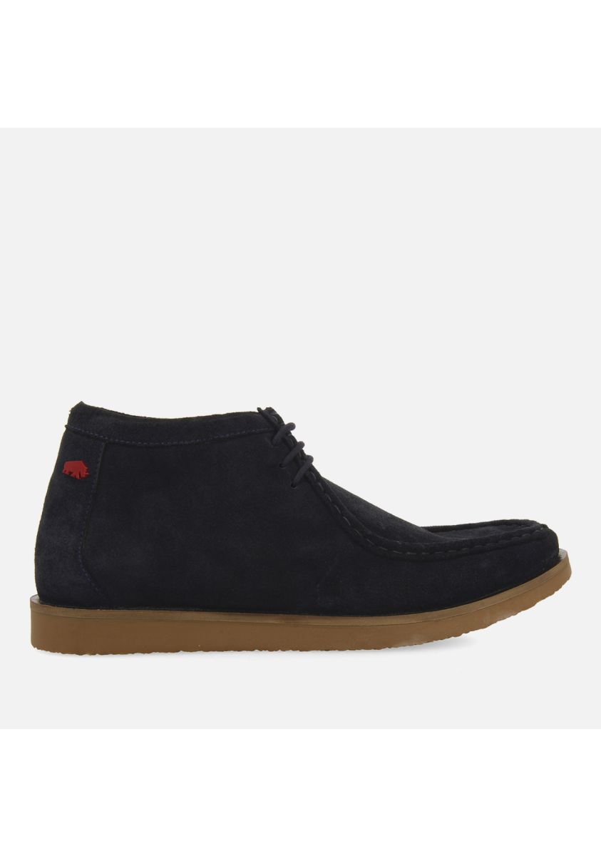 BOTINES PIEL ESTILO WALLABEE BOYLSTON - MARINO