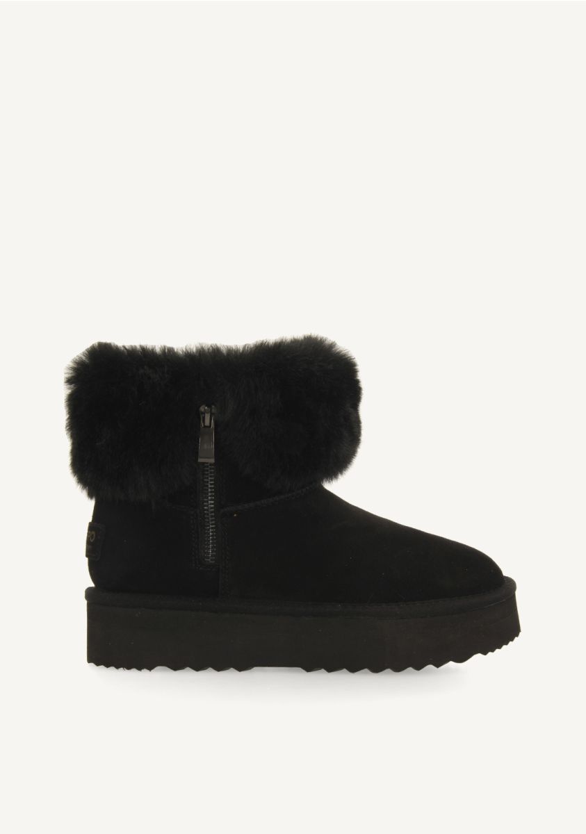BOTAS AUSTRALIANAS PIEL MENDON - NEGRO